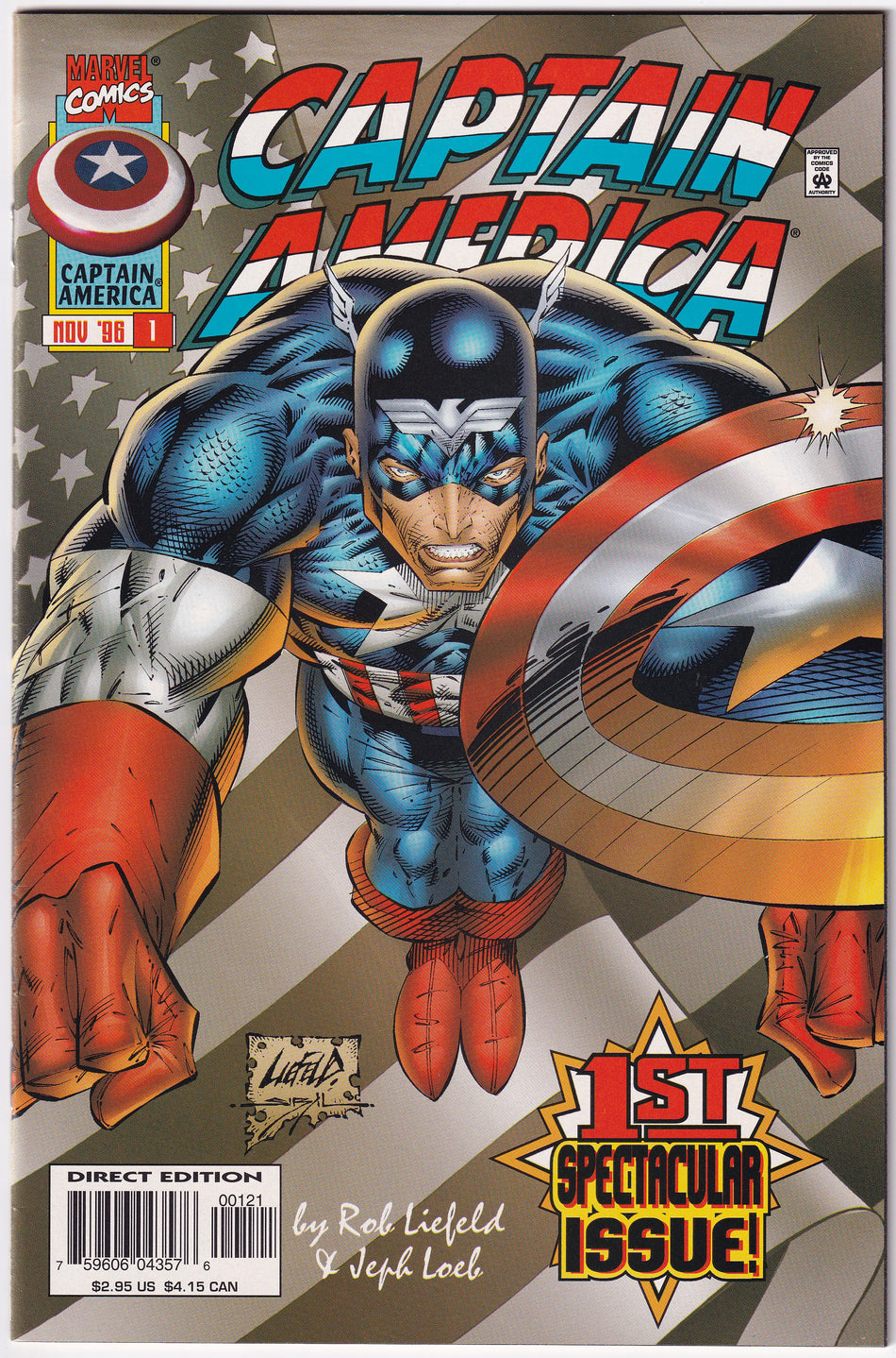 Photo of Captain America, Vol. 2 (1996)  Iss 1B Near Mint - comic sold by Stronghold Collectibles