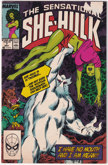 Photo of Sensational She-Hulk (1989)  Iss 7A Good/Very Good  Comic sold by Stronghold Collectibles