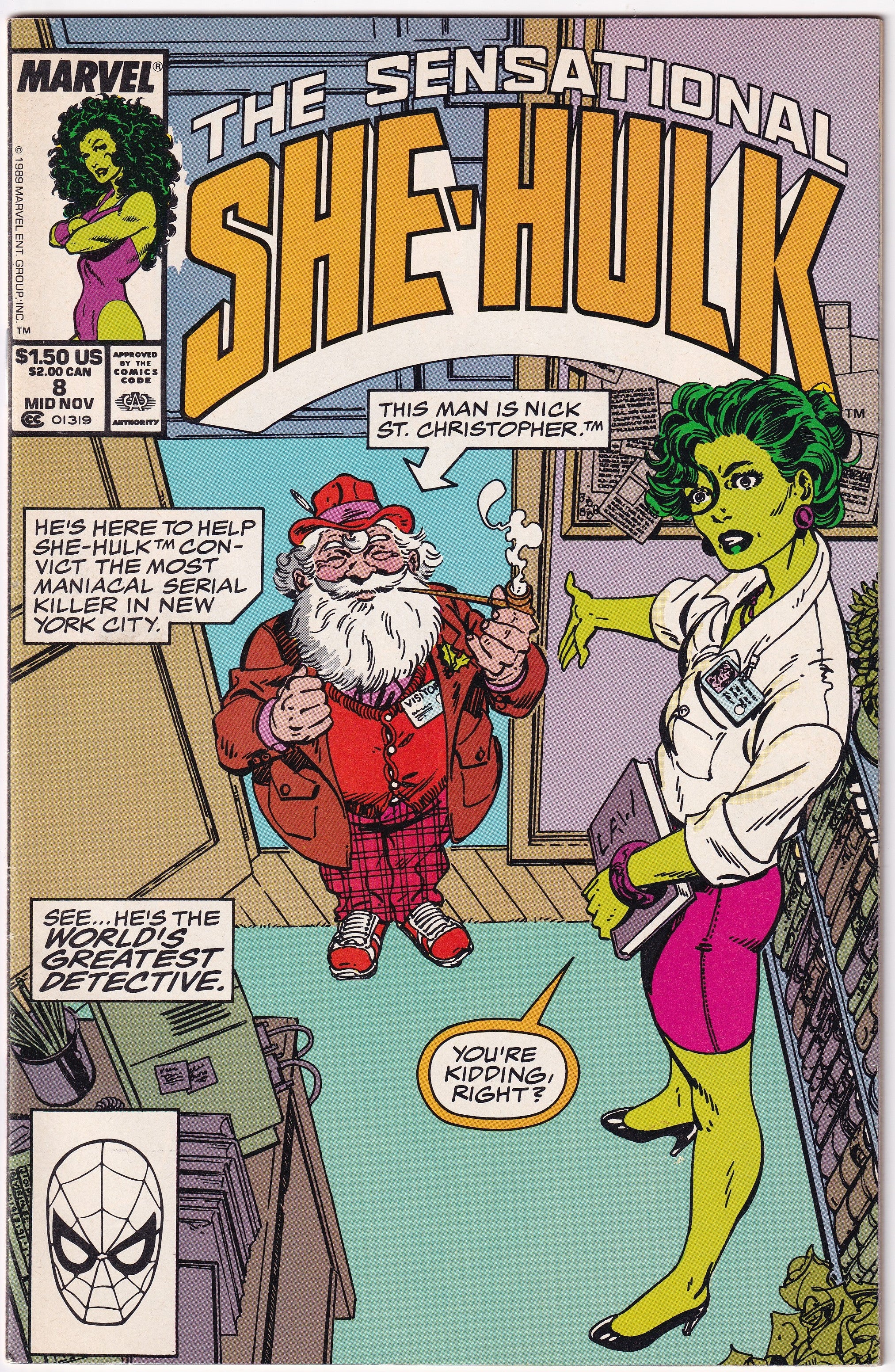 Photo of Sensational She-Hulk (1989)  Iss 8A Very Fine  Comic sold by Stronghold Collectibles