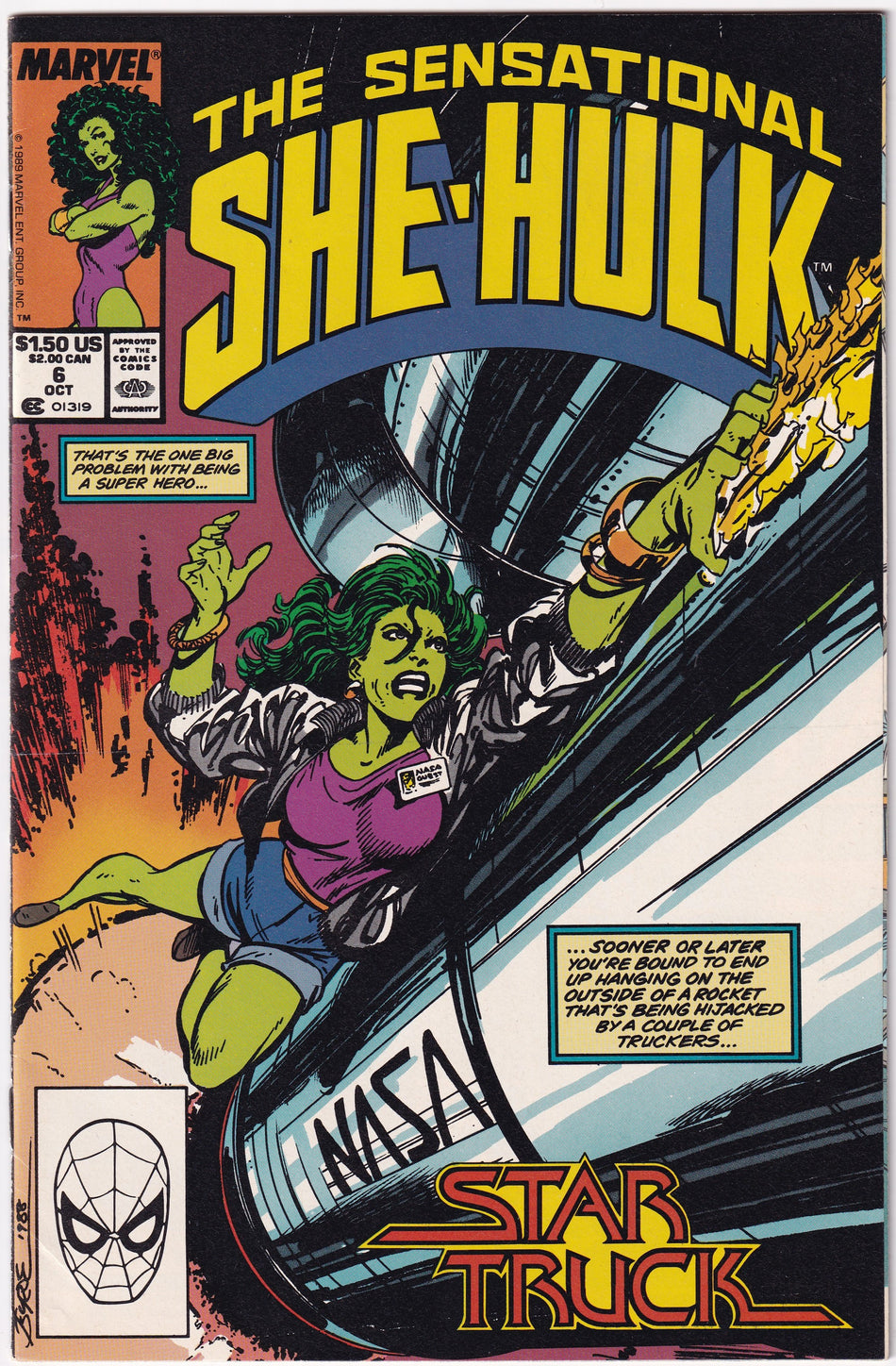 Photo of Sensational She-Hulk (1989)  Iss 6A Very Fine/Near Mint  Comic sold by Stronghold Collectibles