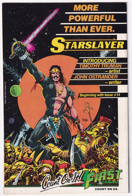 Photo of Starslayer, Vol. 1 (1984)  Iss 13 Very Fine/Near Mint  Comic sold by Stronghold Collectibles