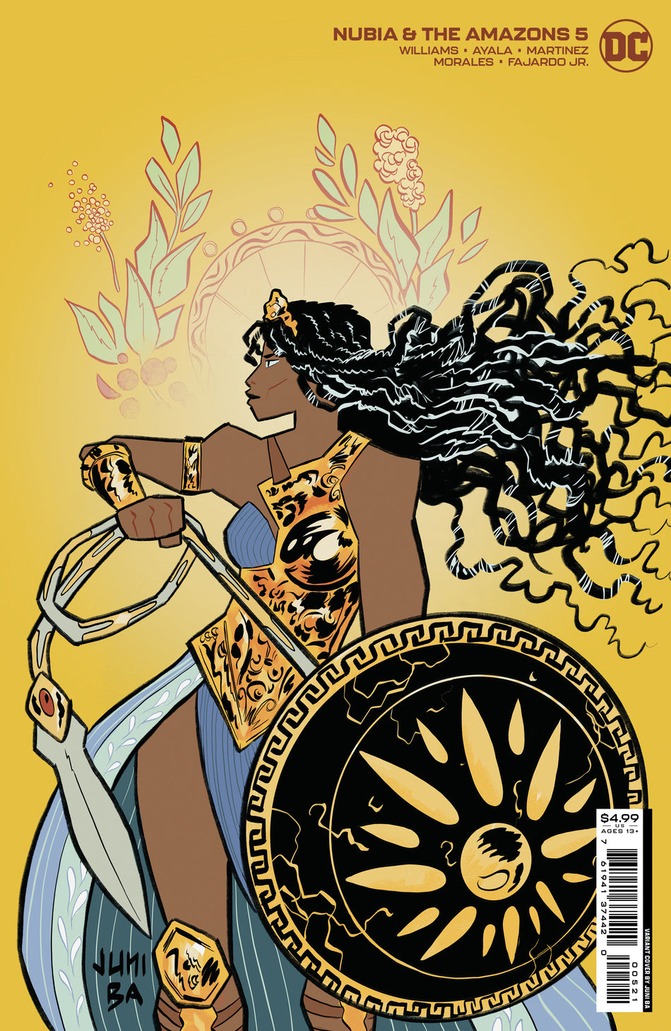 Image of Nubia And The Amazons 5 (of 6)B Juni Ba Card Stock Var comic sold by Stronghold Collectibles