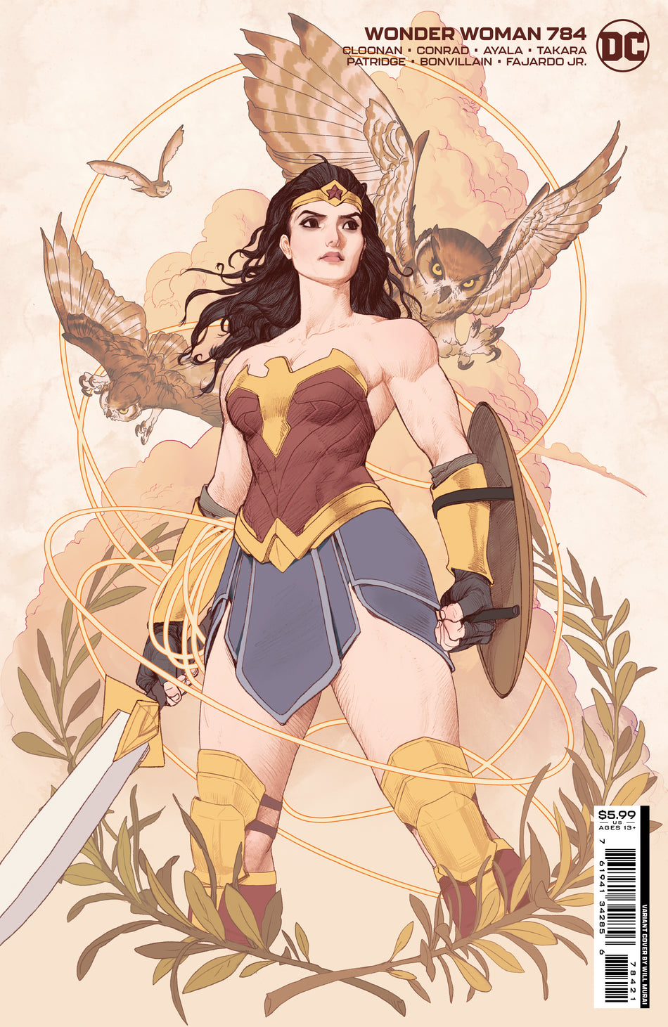 Image of Wonder Woman 784B Will Murai Card Stock Var comic sold by Stronghold Collectibles