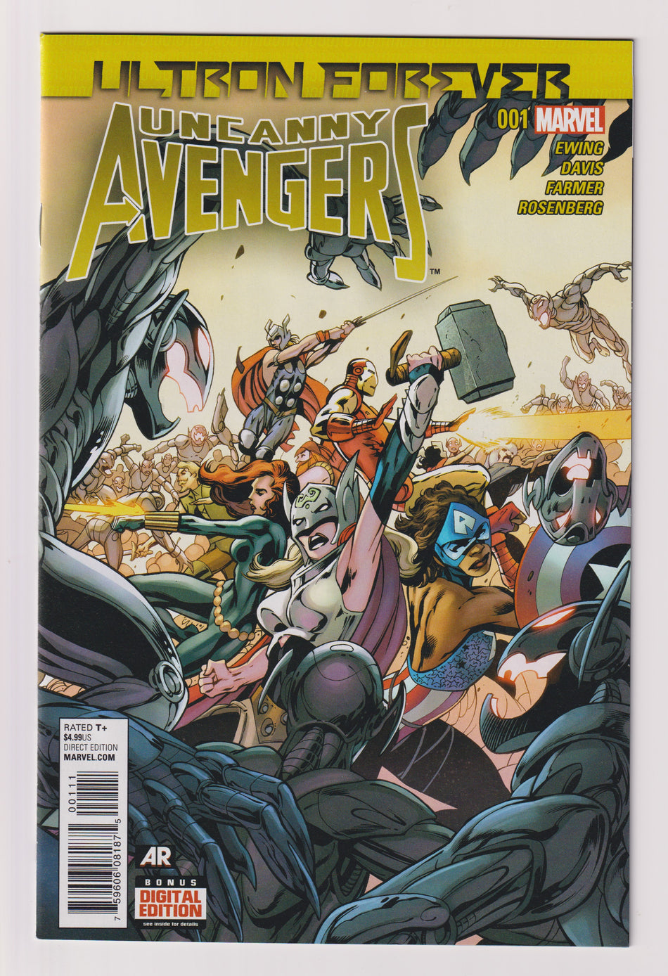 Photo of Uncanny Avengers: Ultron Forever (2015)  Iss 1A   Comic sold by Stronghold Collectibles