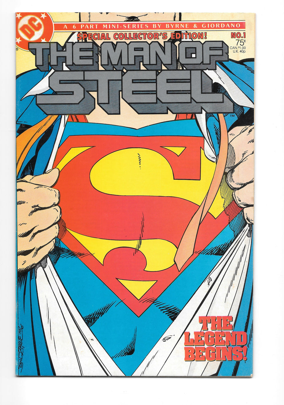 Photo of Man Of Steel, Vol. 1 (1986)  Iss 1B Very Fine  Comic sold by Stronghold Collectibles