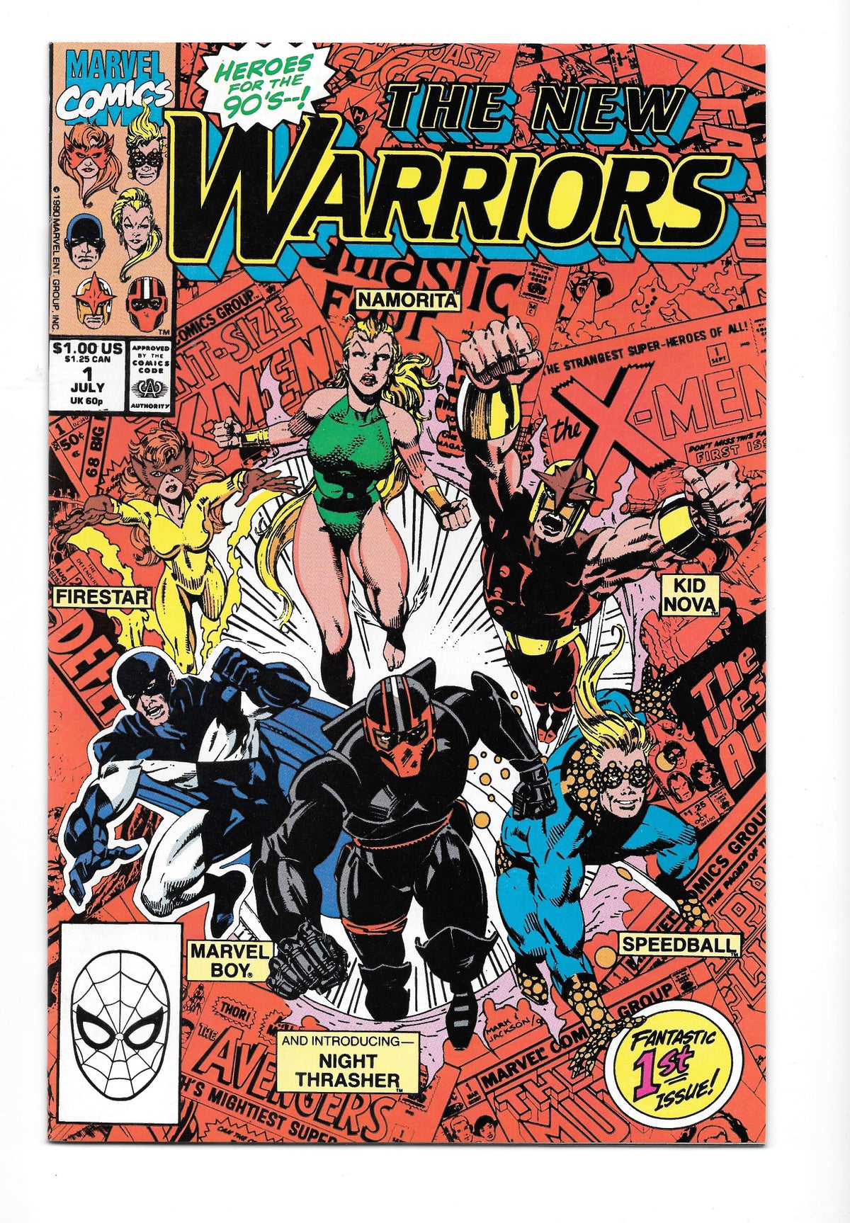 Photo of New Warriors, Vol. 1 (1990)  Iss 1A Near Mint  Comic sold by Stronghold Collectibles