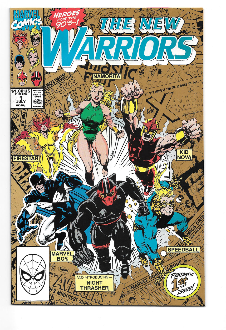Photo of New Warriors, Vol. 1 (1990)  Iss 1B Near Mint  Comic sold by Stronghold Collectibles