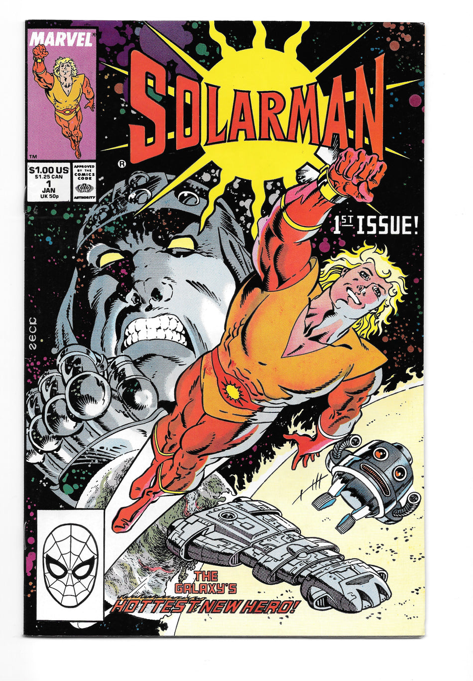 Photo of Solarman (1989)  Iss 1 Near Mint  Comic sold by Stronghold Collectibles