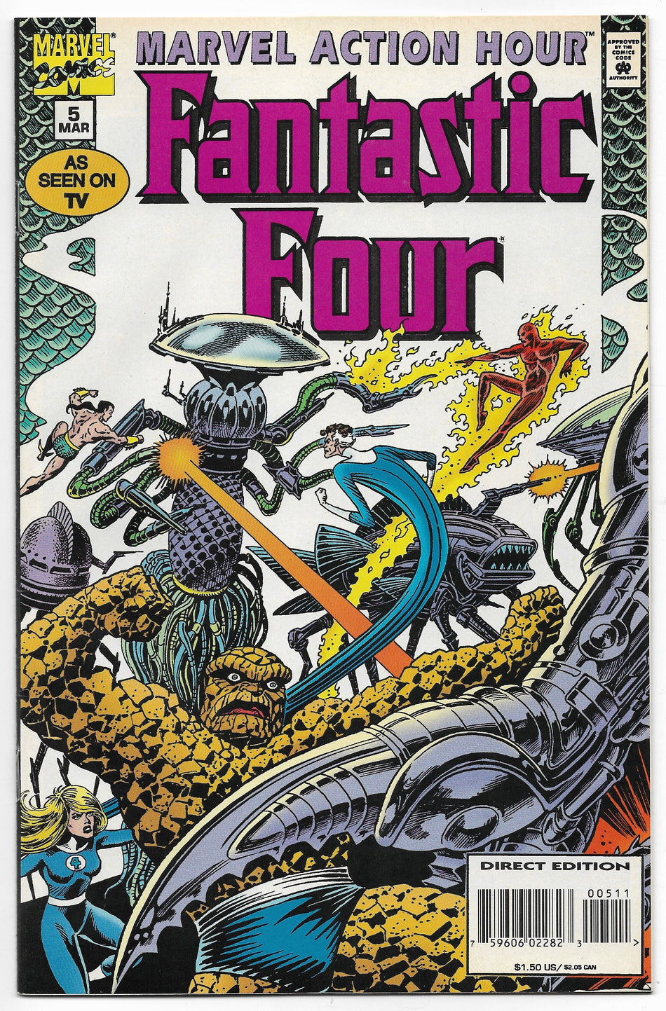 Photo of Marvel Action Hour Featuring The Fantastic Four (1995)  Iss 5   Comic sold by Stronghold Collectibles