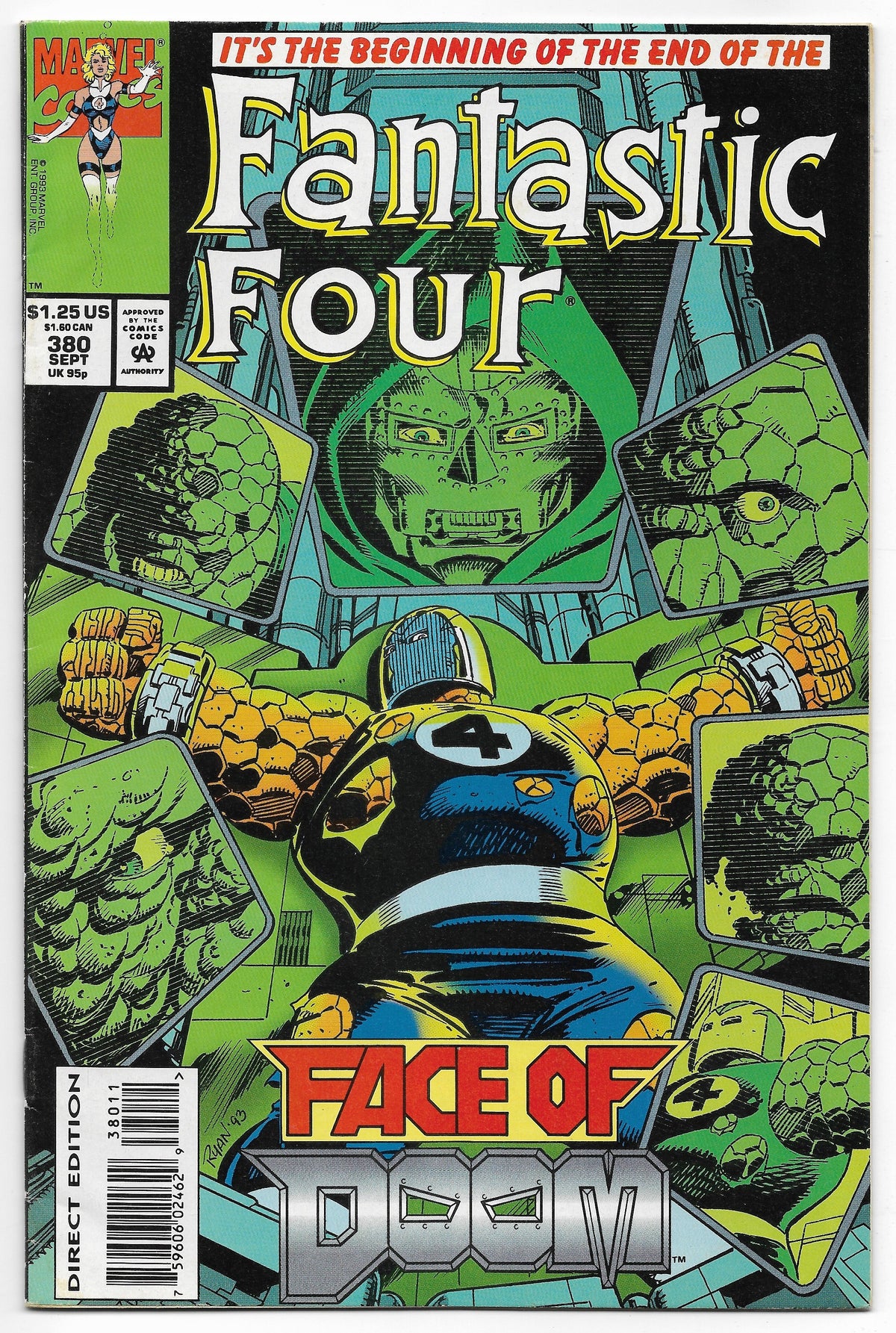 Photo of Fantastic Four, Vol. 1 (1993)  Iss 380A Fine +  Comic sold by Stronghold Collectibles