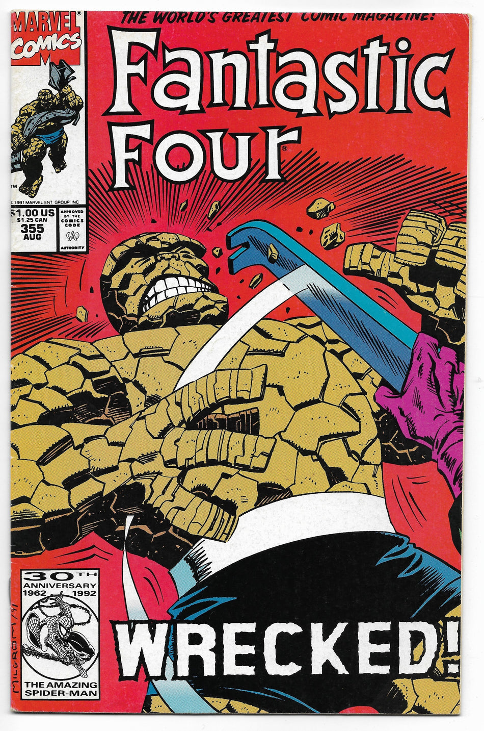 Photo of Fantastic Four, Vol. 1 (1991)  Iss 355A Fine  Comic sold by Stronghold Collectibles