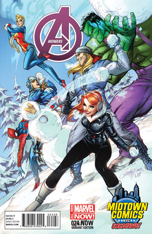 Avengers V5 #24.NOW J Scott Campbell Variant