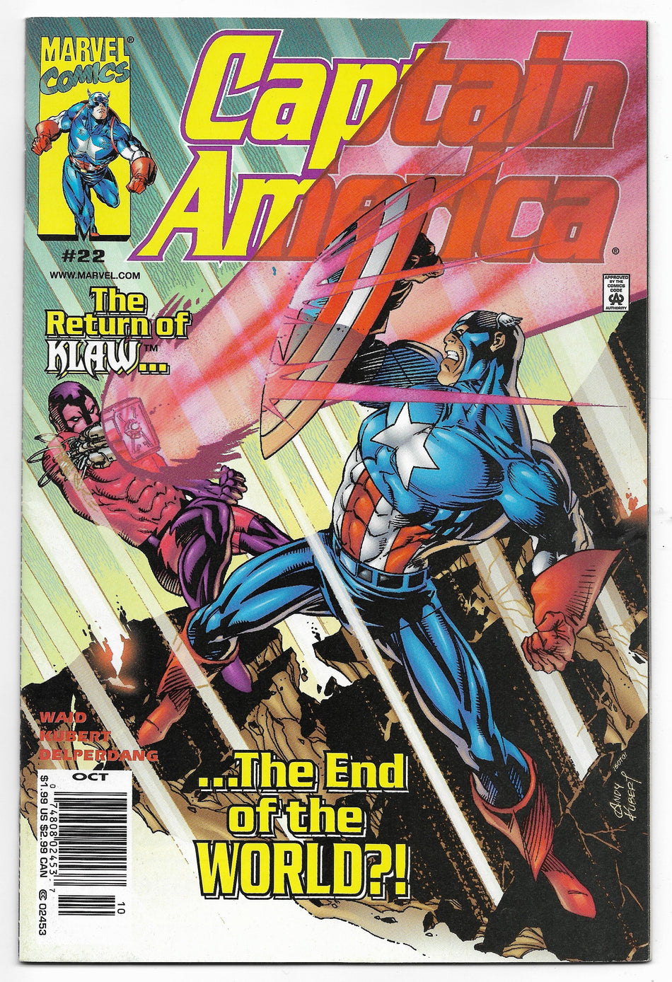 Captain America, Vol. 3 (1999)  Iss 22A