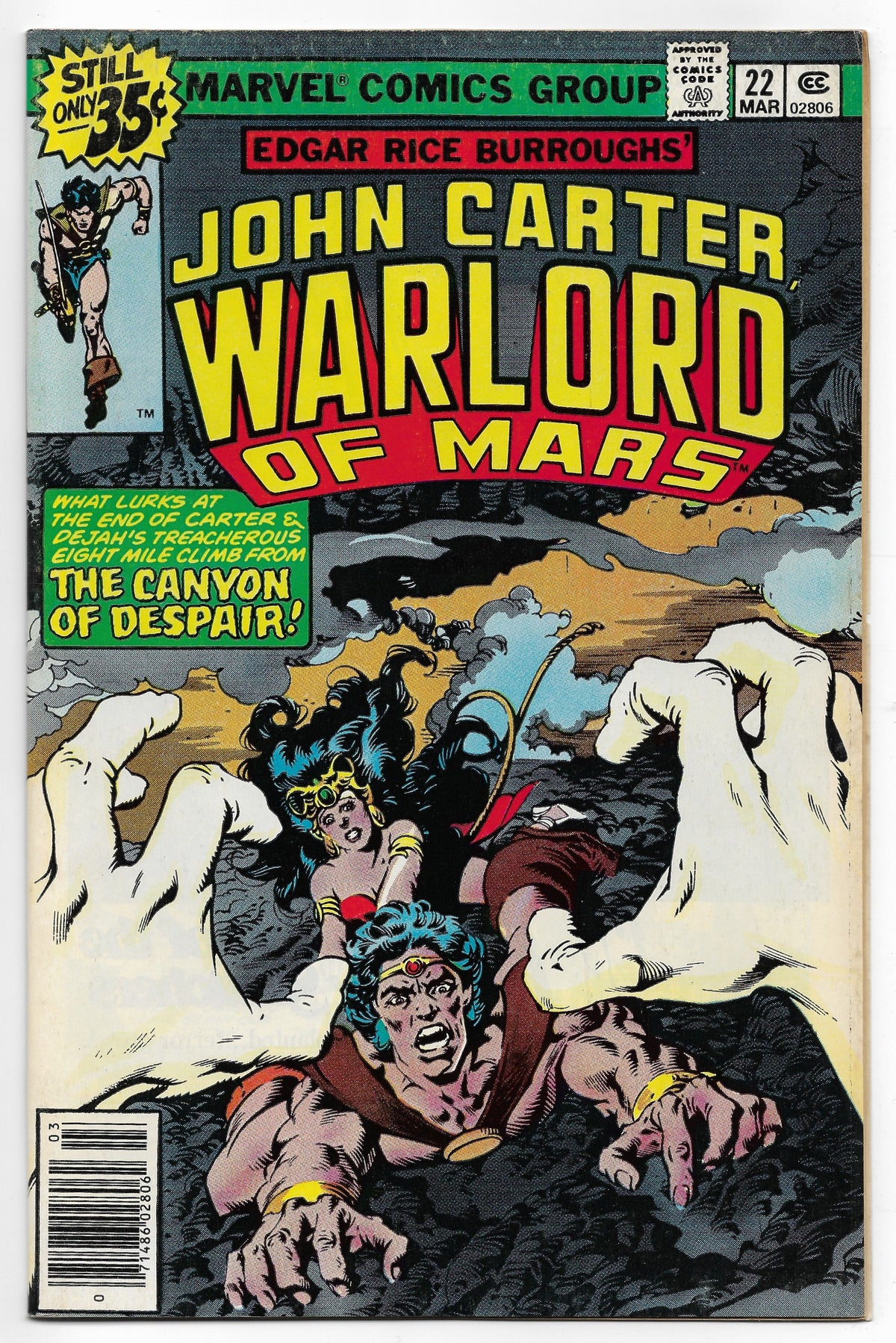 Photo of John Carter, Warlord Of Mars (1979)  Iss 22 Fine  Comic sold by Stronghold Collectibles