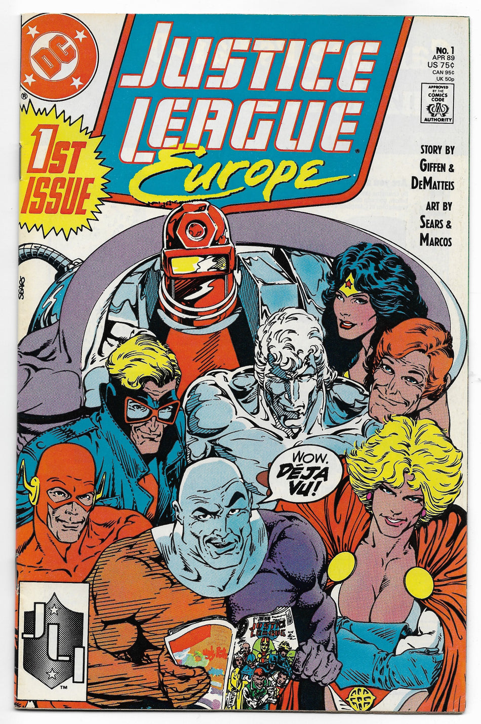 Photo of Justice League Europe / International (1989)  Iss 1 Very Fine  Comic sold by Stronghold Collectibles
