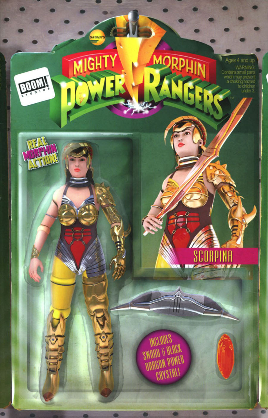 Mighty Morphin Power Rangers #9 VF+ Action Figure Variant 1st App Lord Drakkon