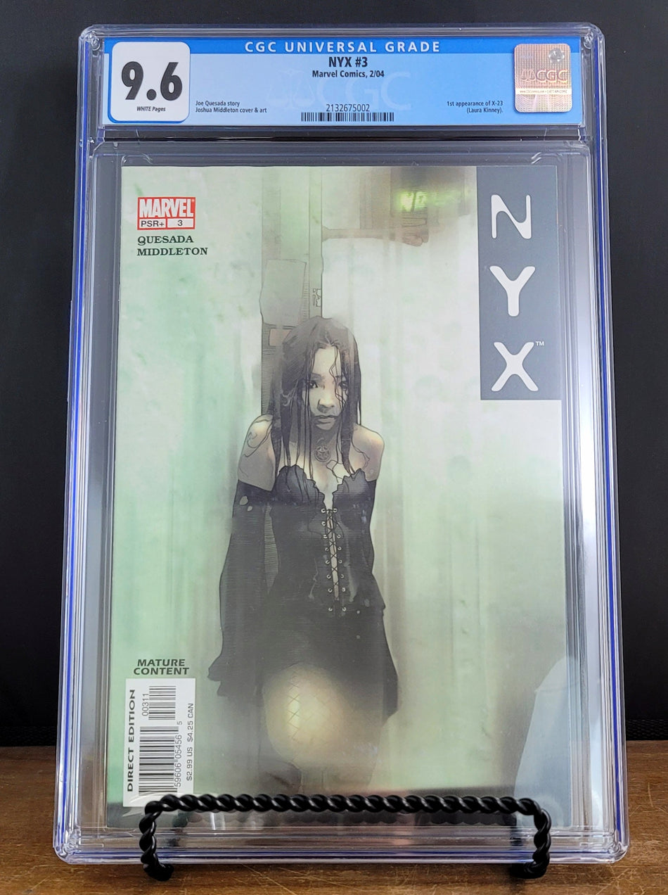 NYX (2004) #3 CGC 9.6 - 1st Appearance of X-23 Laura Kinney