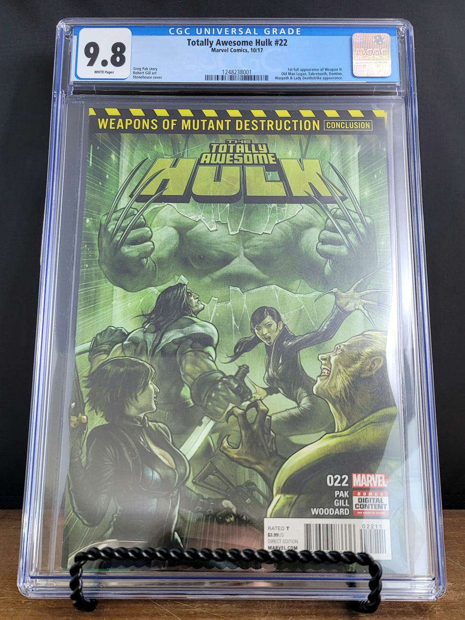 Totally Awesome Hulk (2017) #22 CGC 9.8 1st Full Appearance of Weapon H