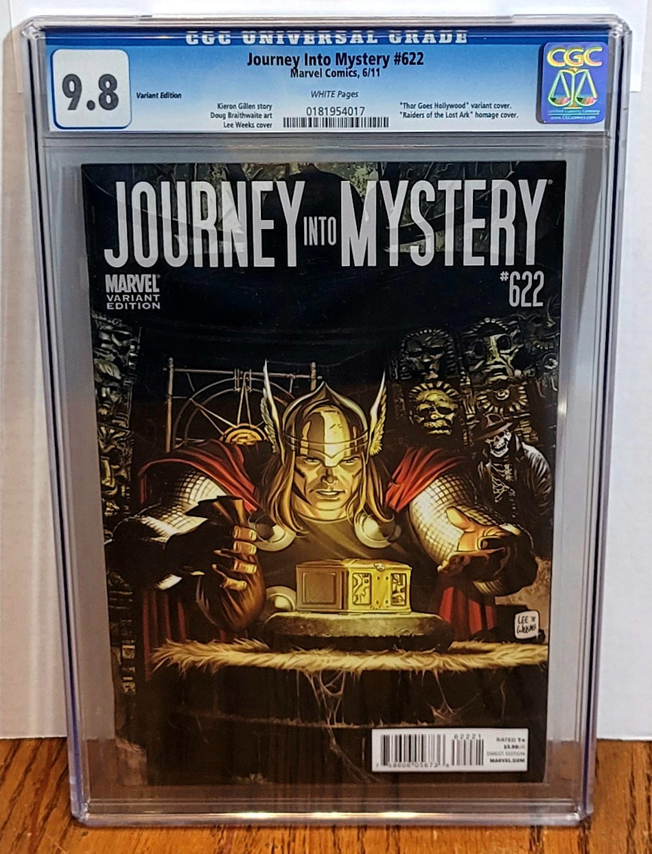 Journey Into Mystery #622 CGC 9.8 Near Mint/Mint White Pages Raiders Homage