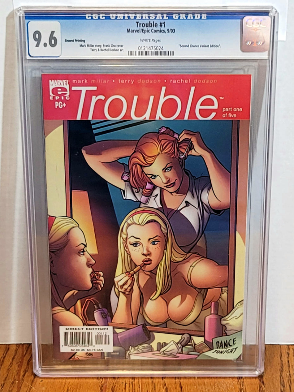 Trouble (2003)  Iss 1B CGC 9.6 Near Mint +