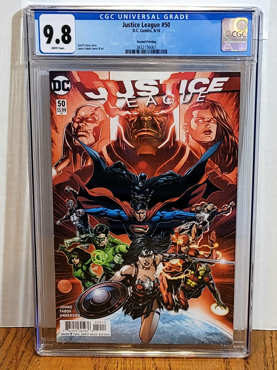 Justice League, Vol. 1 (2016)  Iss 50C CGC 9.8 Near Mint/Mint 1st Jessica Cruz as Green Lantern