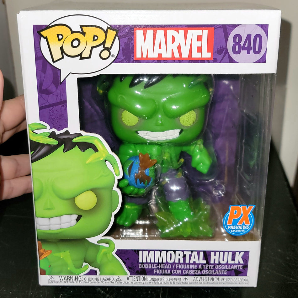 Funko POP! Marvel - Immortal Hulk #840 PX Previews Excl Bobble-Head 6 Inch