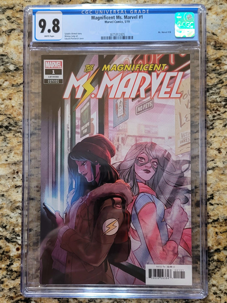 Magnificent Ms. Marvel #1 CGC 9.8 Babs Tarr 1:25 Ratio Variant