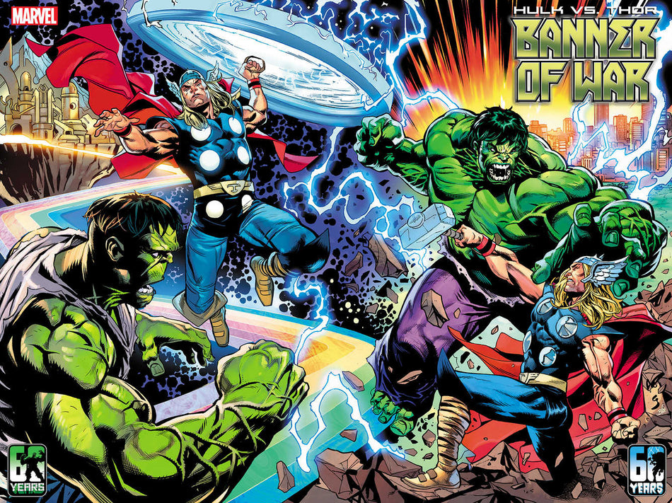 Hulk vs Thor Banner War Alpha #1 Shaw Wraparound Connecting Variant