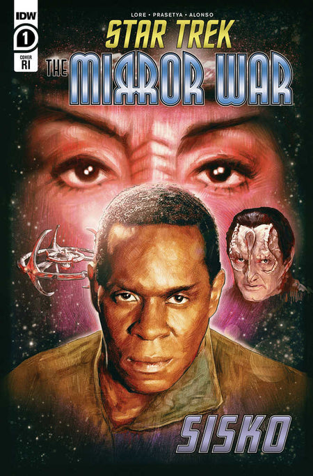 Stock photo of Star Trek Mirror War Sisko CVR C 1:10 Ralston Variant comic sold by Stronghold Collectibles