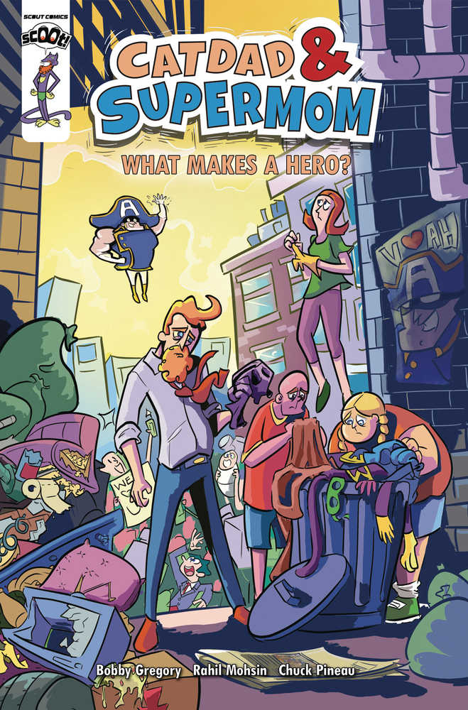 Stock photo of Catdad & Supermom What Makes A Superhero comic sold by Stronghold Collectibles