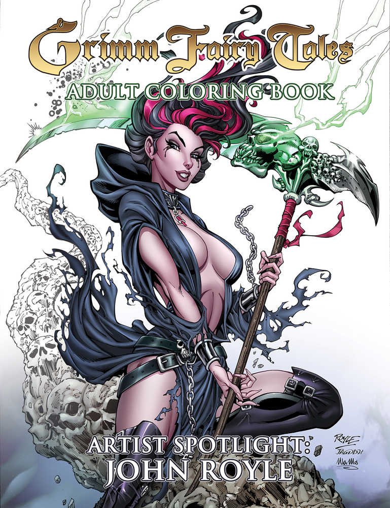 Stock Photo of Grimm Fairy Tales John Royle Coloring Book Novels sold by Stronghold Collectibles