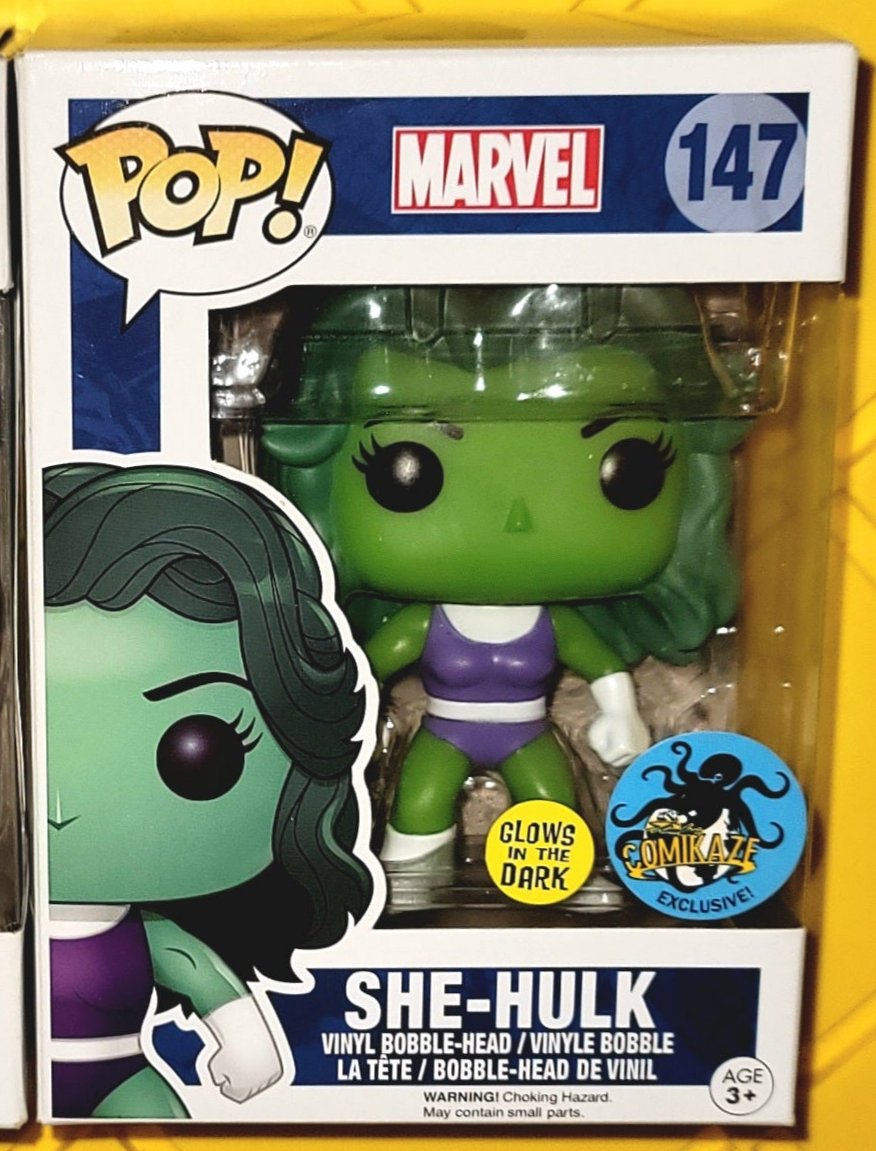 Funko Pop! She-Hulk #147 GITD Comikaze Exclusive