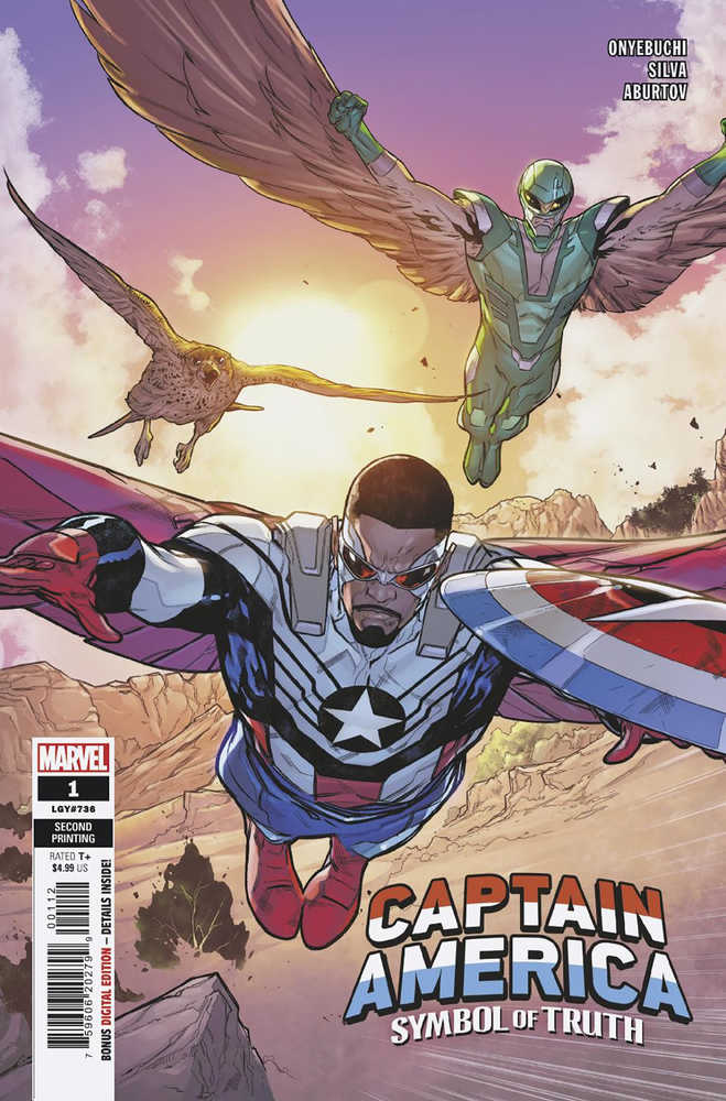 Captain America Symbol Of Truth #1 2ND Print Silva Variant