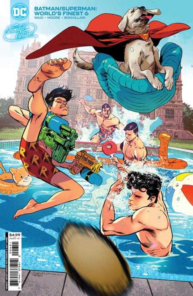 Batman Superman Worlds Finest #6C Rafa Sandoval Swimsuit Card Stock Variant