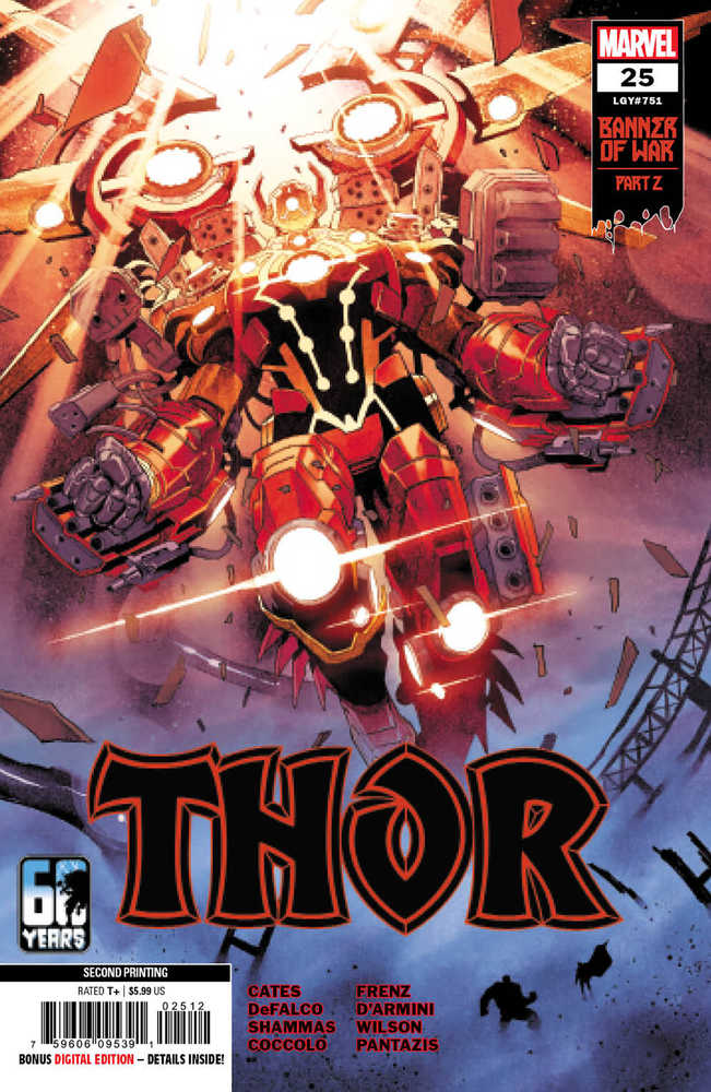 Thor #25 2ND Print Coccolo Variant