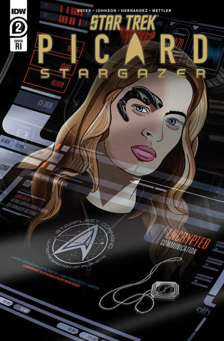 Stock photo of Star Trek Picard Stargazer #2 CVR C 1:15 Harvey Variant comic sold by Stronghold Collectibles