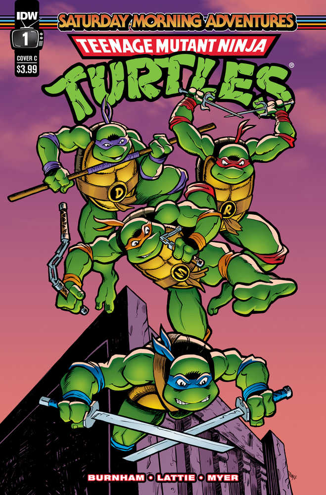 Stock Photo of Teenage Mutant Ninja Turtles Saturday Morning Adventures #1C Gregori comic sold by Stronghold Collectibles