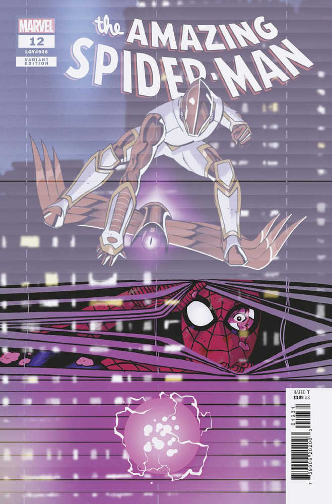 Stock Photo of Amazing Spider-Man #12 Reilly Window Shades Variant comic sold by Stronghold Collectibles
