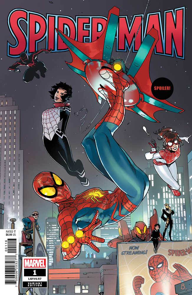 Stock Photo of Spider-Man #1 Bengal Connecting Variant comic sold by Stronghold Collectibles