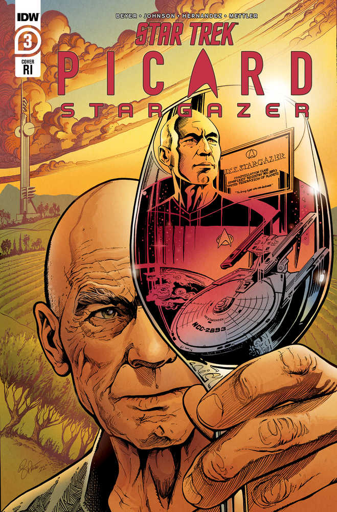 Stock photo of Star Trek Picard Stargazer #3 CVR C 1:15 Price Variant comic sold by Stronghold Collectibles