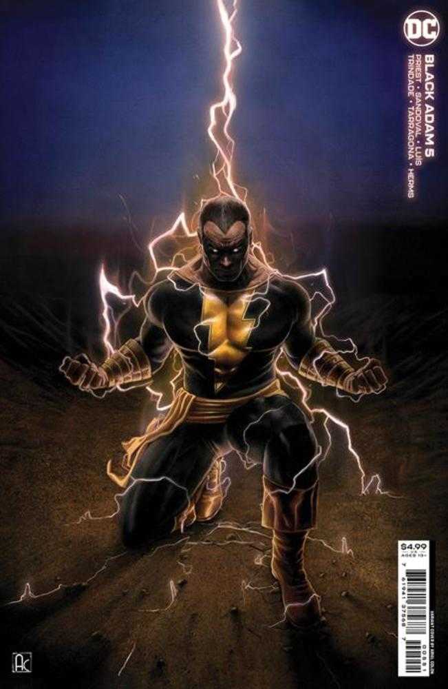 Stock Photo of Black Adam #5C Ariel Colon Card Stock Variant comic sold by Stronghold Collectibles