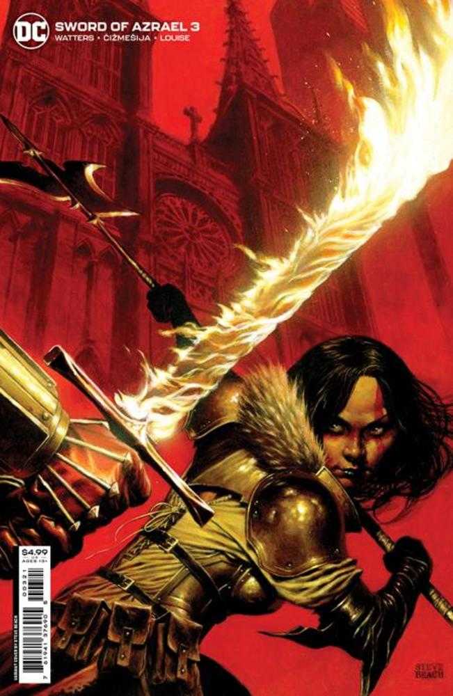 Stock Photo of Sword Of Azrael #3B (Of 6) Steve Beach Card Stock Variant comic sold by Stronghold Collectibles