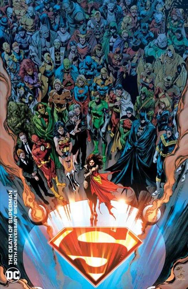 Stock Photo of Death Of Superman 30th Anniversary Special #1C (One-Shot) Ivan Reis & Danny Miki Funeral For A Friend Variant comic sold by Stronghold Collectibles