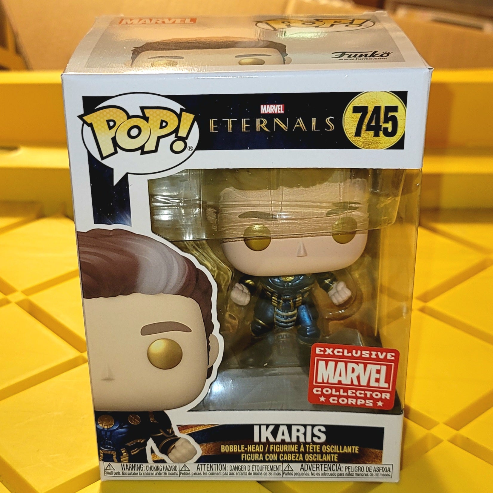 Funko Pop! Eternals Marvel Collector Corps COMPLETE Box 2XL