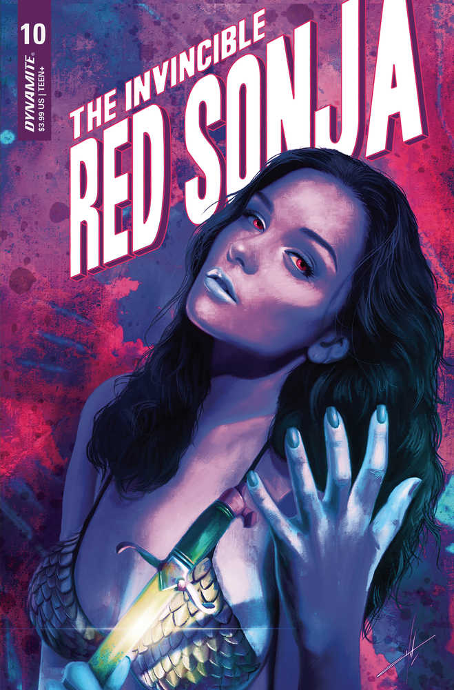 Invincible Red Sonja #10O FOC Cohen Ultraviolet