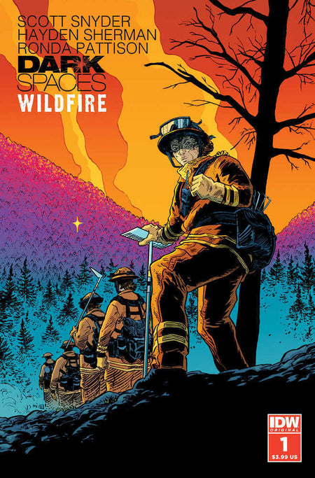 Stock Photo of Dark Spaces Wildfire #1 2nd Print A Sherman Variant comic sold by Stronghold Collectibles