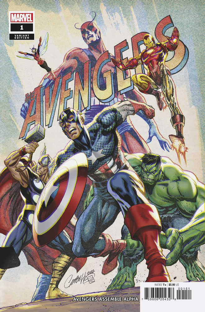 Stock Photo of Avengers Assemble Alpha #1 JS Campbell Anniversary Variant comic sold by Stronghold Collectibles
