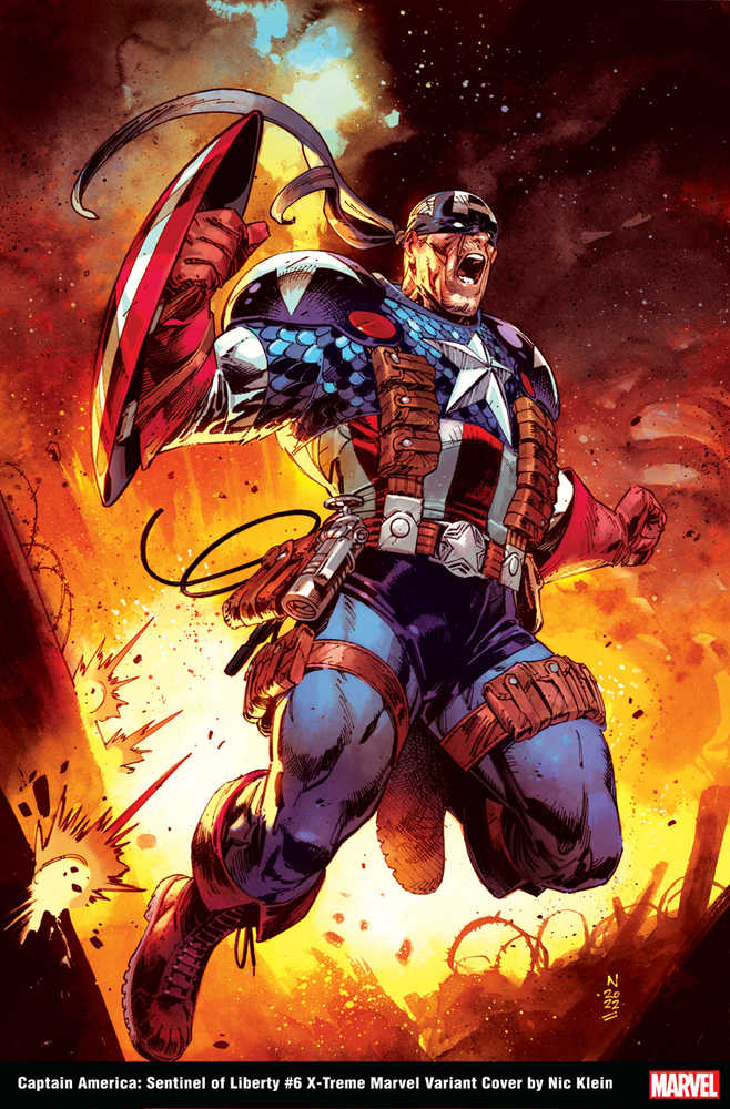 Stock Photo of Captain America Sentinel Of Liberty #6 Klein X-Treme Marvel comic sold by Stronghold Collectibles