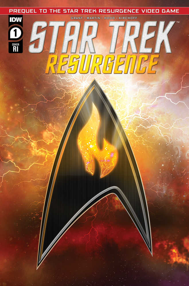 Stock photo of Star Trek Resurgence #1 CVR C 1:10 Game Cover Variant comic sold by Stronghold Collectibles