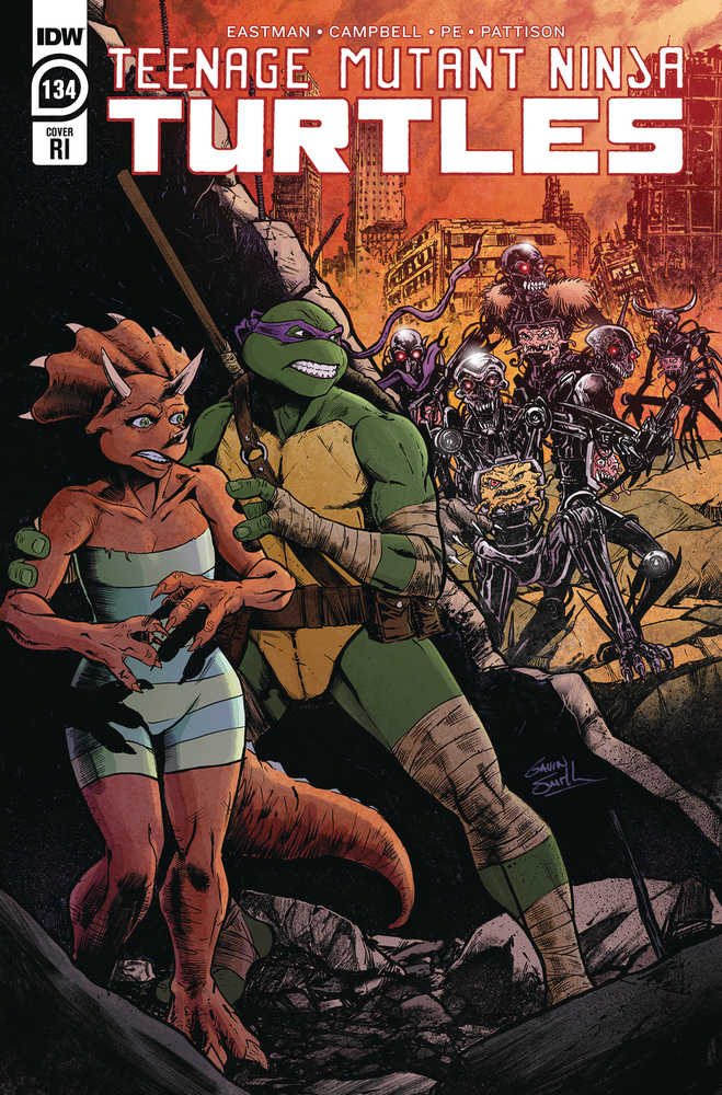 Stock photo of Teenage Mutant Ninja Turtles Ongoing #134 CVR C 1:10 Smith Variant comic sold by Stronghold Collectibles